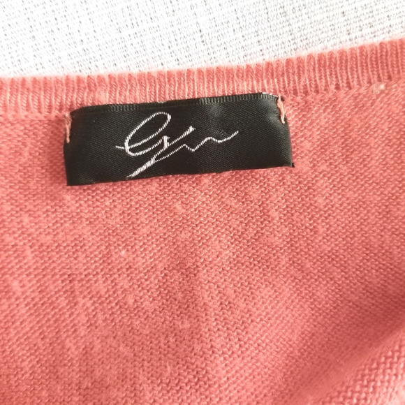 Cropped Pointelle Detail Quarter Sleeve Cardigan - Picture 8 of 9